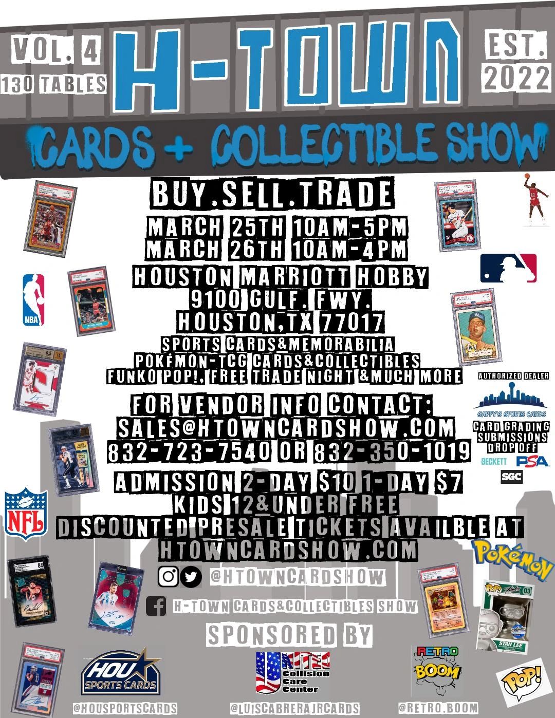 Htown Cards and Collectibles Show Home